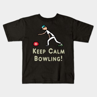 Keep Calm Lawn Bowls Kids T-Shirt